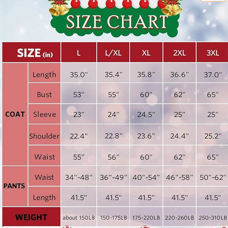 Santa Claus Costume For Adults